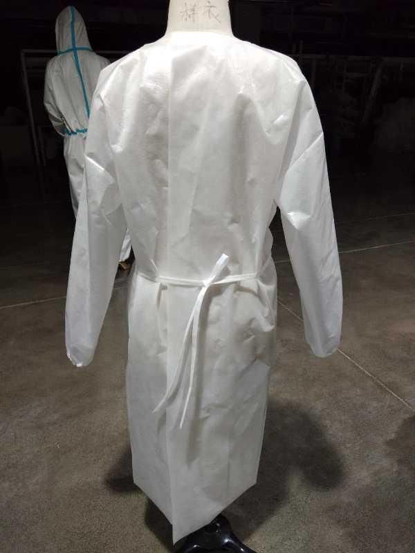 Disposalbe Isolation Gown (SS Non-woven PE coated, 40GSM) (NON MEDICAL)