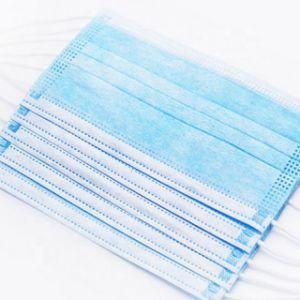 Factory Wholesale 3 Ply Disposable Nonwoven/Meltblown/TNT/Protective 3ply Face Mask, Dust Facial Mask, Respirator Mouth Safety Mask