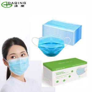 Medical Disposable Protective 3-Ply Medical Mask Surgical Face Mask with Ear Loop for Hospital