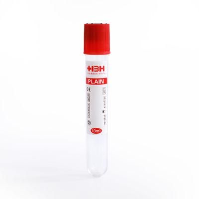 ISO Approved Red Top No Addtive Plain Tube to Blood Collecting