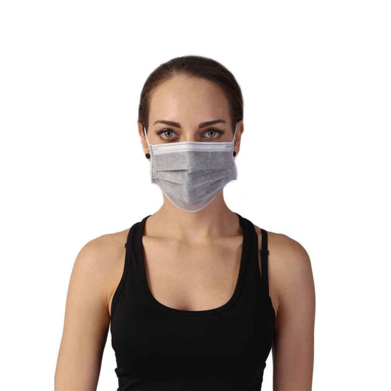 Nonwoven Disposable Anti-Dust Activated Carbon Breathable Face Mask