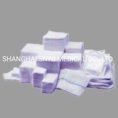 100% Raw Cotton Medical Supply Non-Sterile Gauze Sponge Pad Swabs with CE&ISO Approved