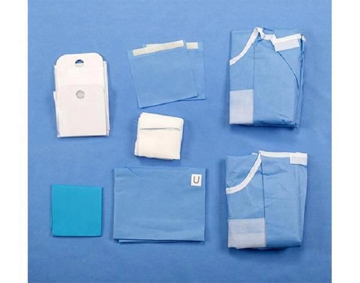 Sterilized Non-Woven Laparoscopy Pack with Surgical Gown