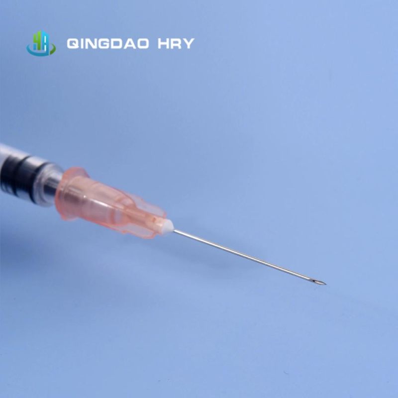 Fast Delivery 1ml Disposable Syringe with Needle & Safety Needle CE FDA ISO 510K