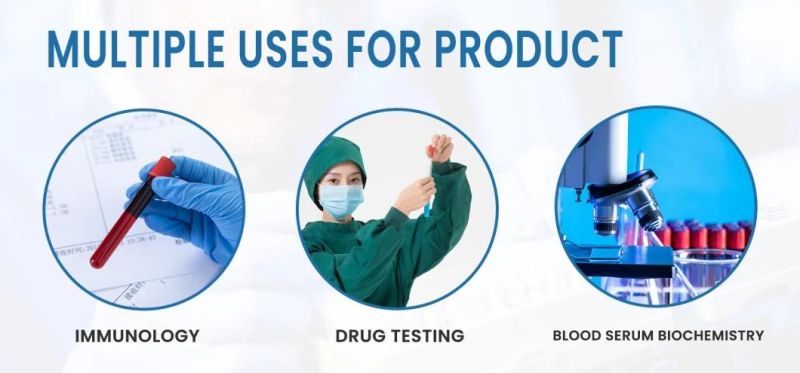 Disposable Collect Blood Tube Medical Heparin Blood Collection Tube for Single Use