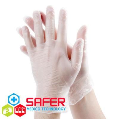 China Disposable Examination Vinyl Gloves Dental Material