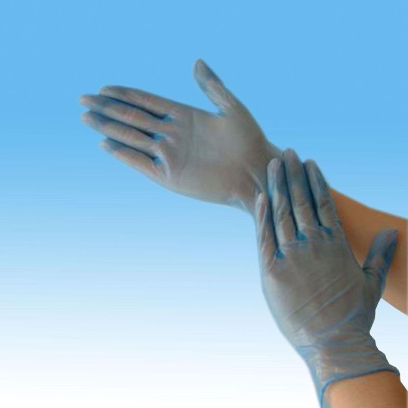 Hot Sale Blue Disposable Nitrile Exam Glove