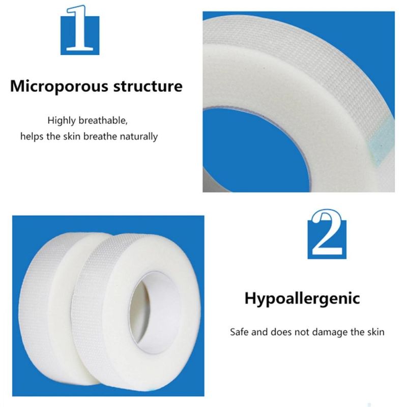 Breathable and Waterproof Perforated Plastic PE Semi-Transparent Medicaltape