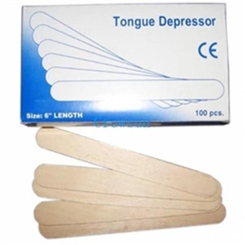 Medical Wooden Plastic Tongue Depressor