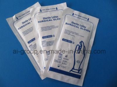 Disposable Latex (Natural Rubber Surgical) Gloves with FDA Compliant