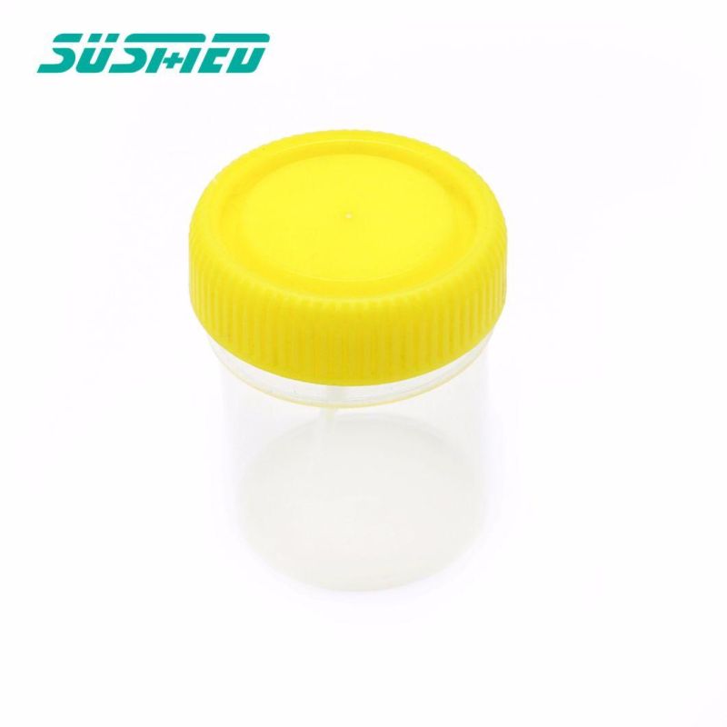 Transparent Urine Test Sample Urine Collection Cup 100ml