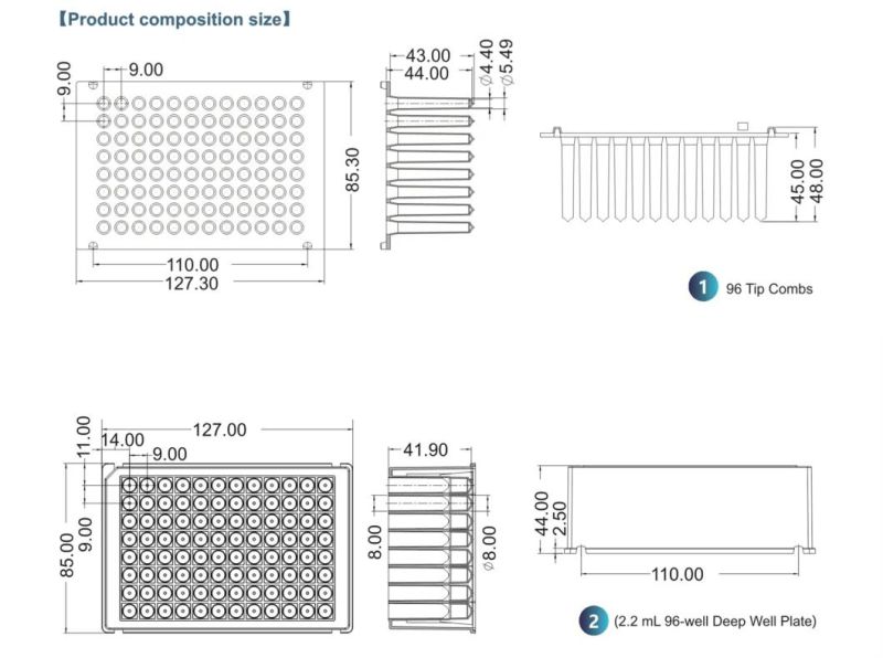 Techstar Nest Nucleic Acid Extraction Kit Magnetic Beads