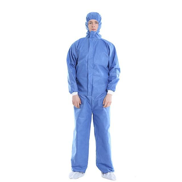 Type 5/6 PP/SMS/Microporous/Tape Sealed Coveralls