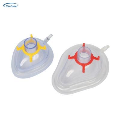 100% Quality Guarantee Latex Free Portable Anesthesia Face Medical Mask for Pediatrics