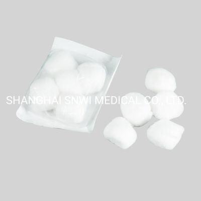 Medical Disposable Wound Dressing High Absorbent White Sterile Cotton Wool Ball