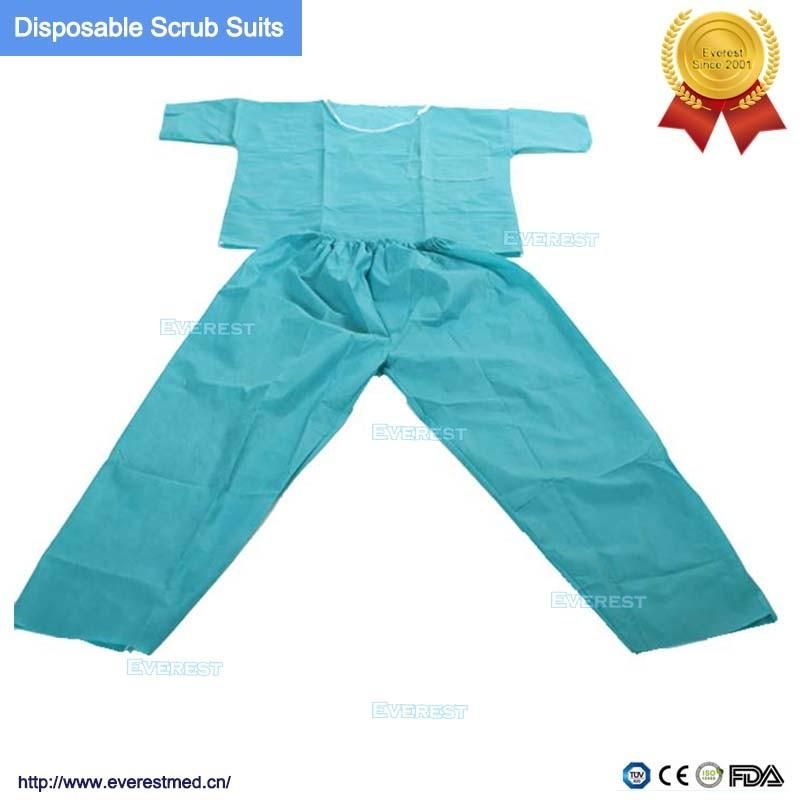 Disposable Medical Scrub Suit for Surgery