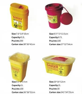 Sharps Disposal Case PP Made Sharps Container Biohazard for Collecting and Disposing Sharps