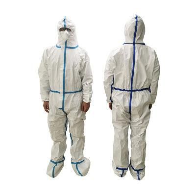 Industrial Disposable Coverall Safety Isolation Clothing Medical Suit