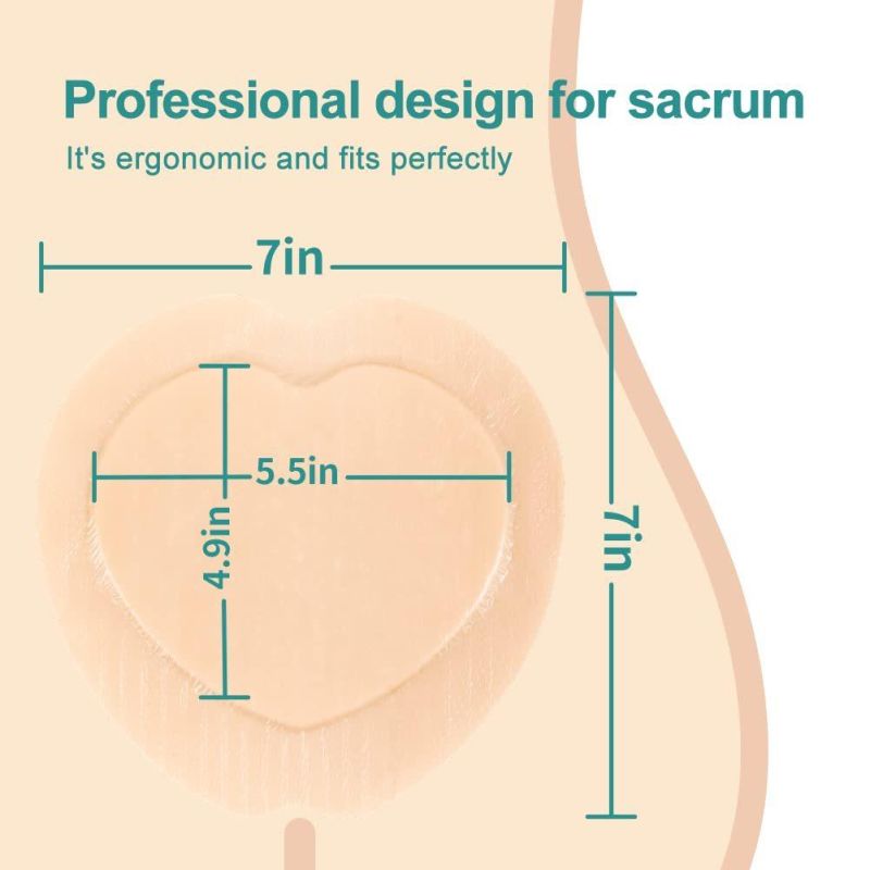 Bordered Silicone Adhesive Foam Dressing