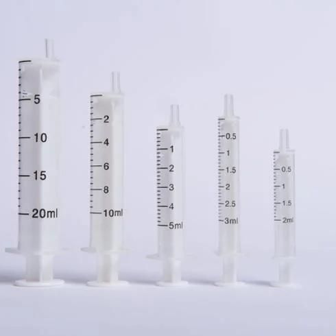 High Quality 2-Parts Luer Slip Disposable Syringe with/Without Needle