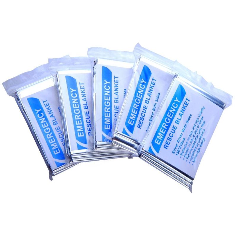 First-Aid Devices Type Waterproof Foil Mylar Thermal Rescue Emergency Blanket