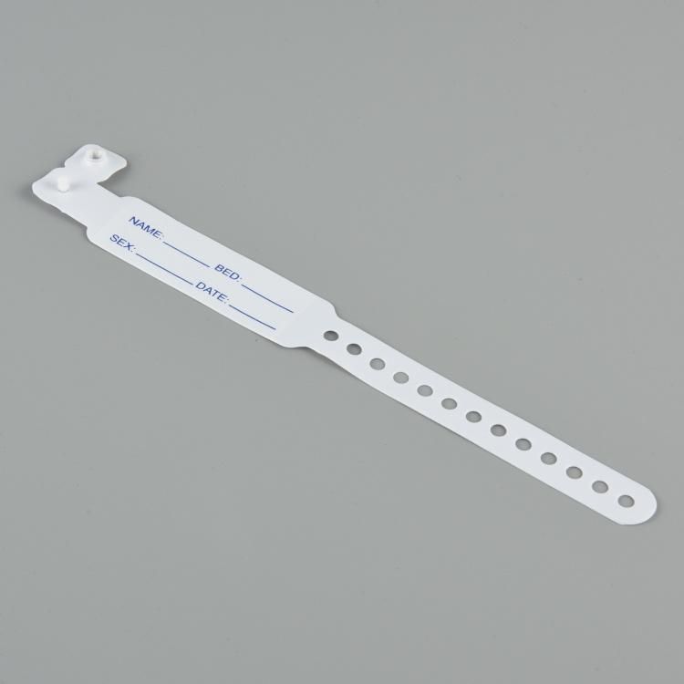 Hospital Disposable PVC Patient Wristbands