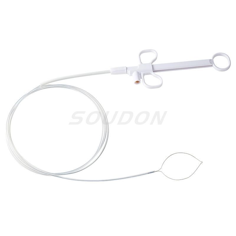 China Disposable Medical Supplies Endoscopic Device Polypectomy Snare Oval Shape with CE and OEM Acceptable