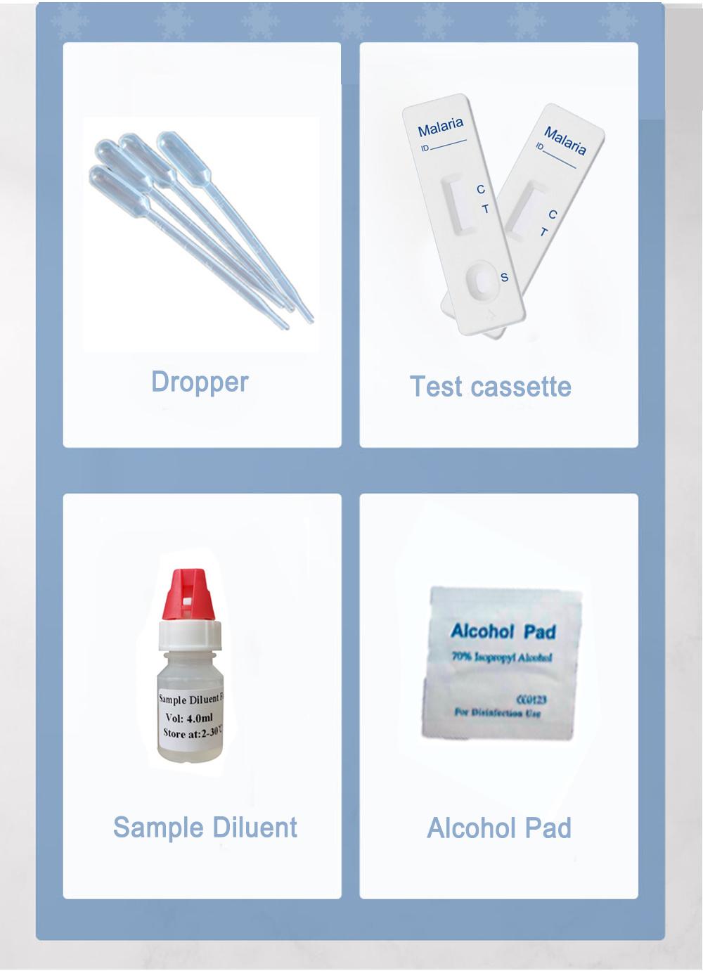 One Step Test Kits CE Approved Malaria Rapid Test Kit