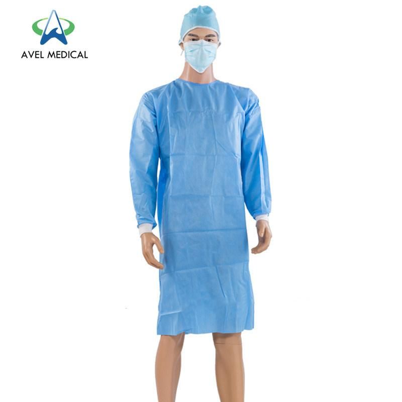 Disposable Isolation Hospital Surgical Surgeon Sterile Gown