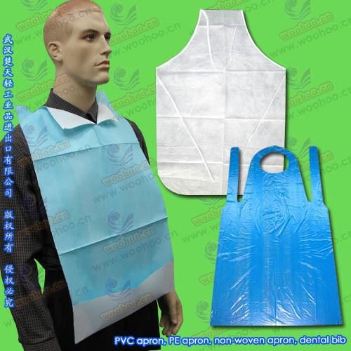 Disposable PE + Tissue Dental Apron