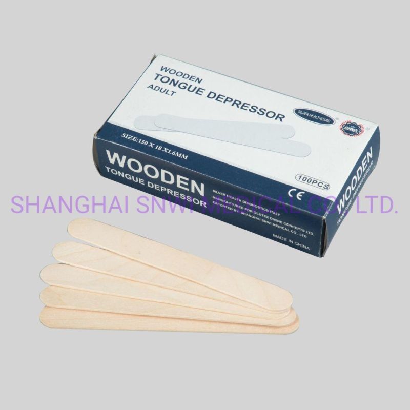 Disposable Medical Wooden Tounge Depressor