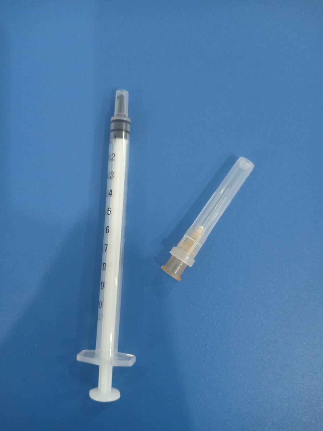 2 or 3 Parts Medical Disposable Sterile Injection Plastic Syringe, Insulin Syringe, Safety Syringe with CE0123 and ISO13485