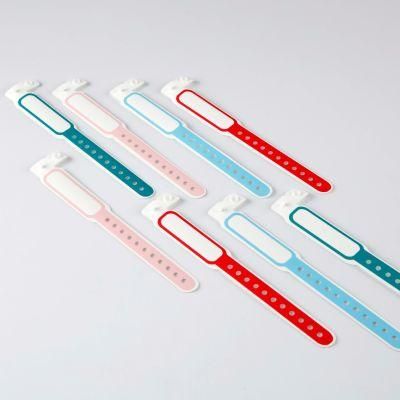 Disposable Plastic Write-on Hospital Patient ID Wristband for Baby