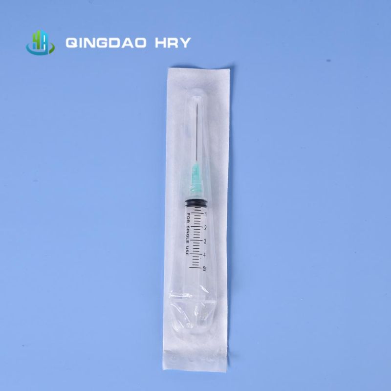 3-Parts Sterile Disposable Syringe 3ml Luer Lock with Needle FDA CE&ISO Approved