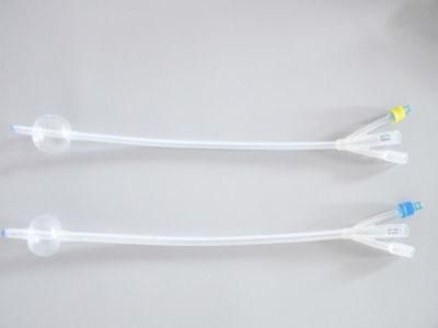 3 Ways Surgical Disposable Silicon Foley Catheter