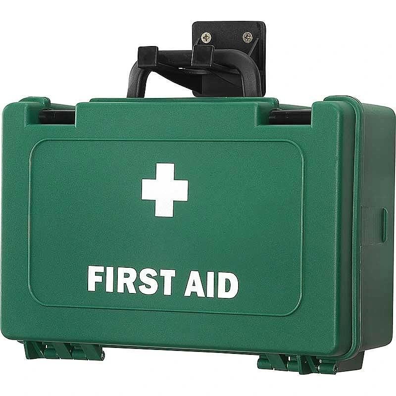 Dustproof Green Empty PP Plastic First Aid Box for Car Travel