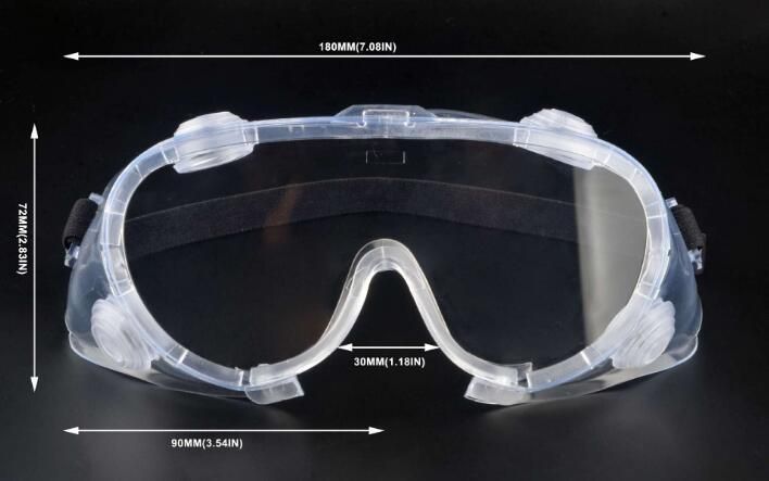 Medical Goggle Protectora, Proteccion Ocular, Gafas Proteccion Ocular Goggle and Shield, Goggle and Face Shield