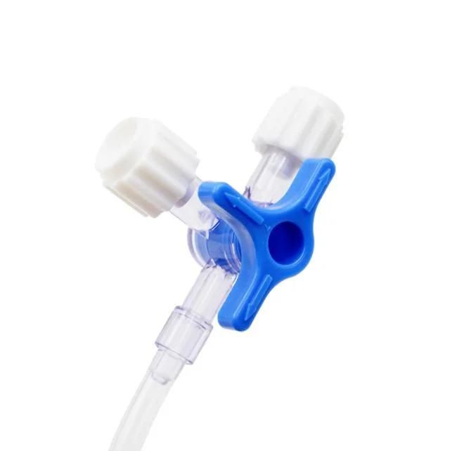 Health Disposable Medical Three Way Stopcock with Male Lock Adapter OEM Packing and CE Approval