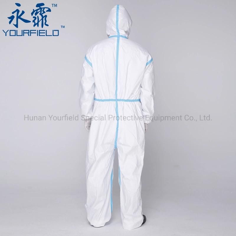 Yourfield Medical Clothes Safety Clothing Personal Protective Equipment in Healthcare Settings Coveralls