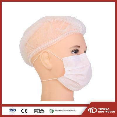 Factory Wholesales Non Woven PP SMS Disposable Nurse Doctor Patient Bouffant Mob Clip Cap for Hospital Surgical Use