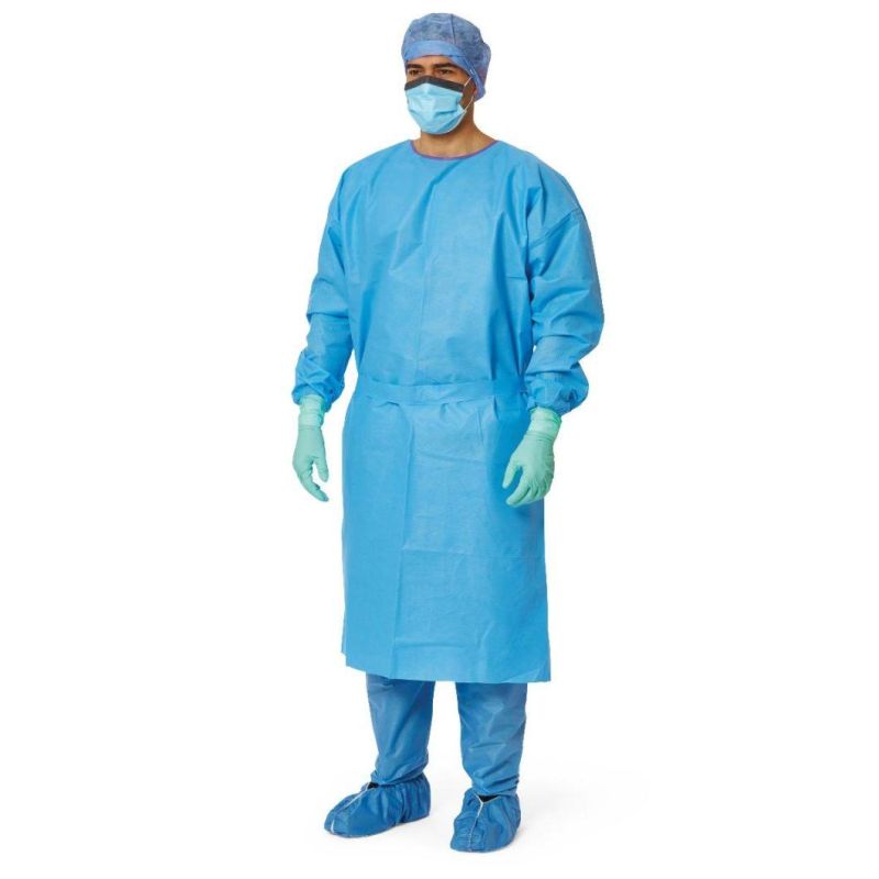 Factory Medical Consumable SMMS Disposable Gown Surgical Grade