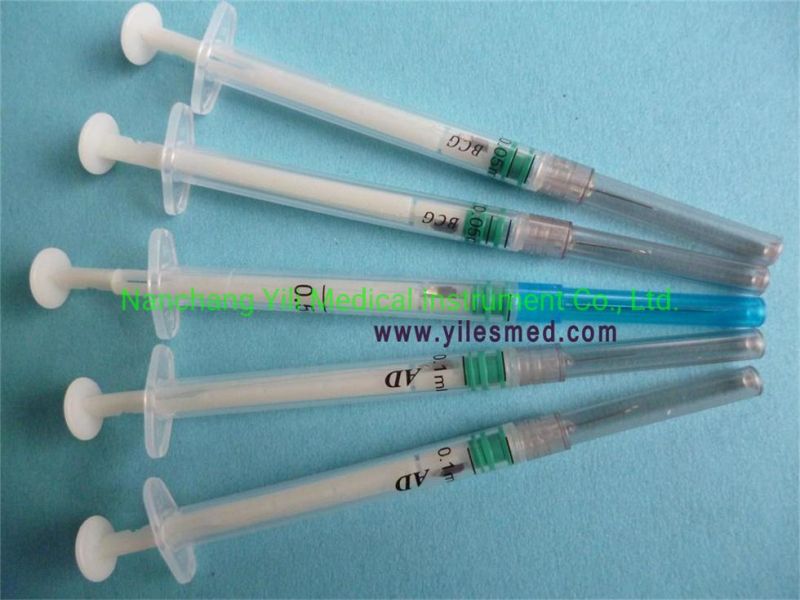 Disposable Syringe Auto Disable Bcg Syringe 0.05ml, 0.1ml, 0.5ml, 1ml