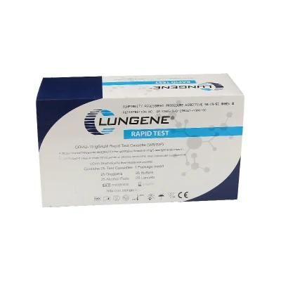 Lgg/Lgm Colloidal Gold Rapid Test Cassette with CE