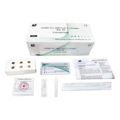 Nasal/Nasopharyngeal/Oropharyngeal/Orayl Swab Saliva Medical Antigen Rapid Test Kit Antigen Test Kit