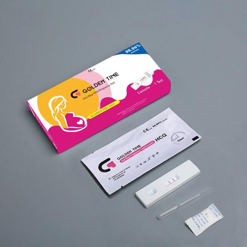 Factory Wholesale Accurate One Step Pregnancy Test Cassette with CE Certificate