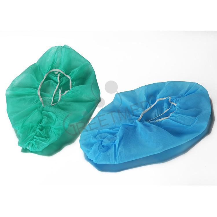 High Quality Hospital Medical Anti Skid Biodegradable PP Non Woven Disposable Shoe Cover