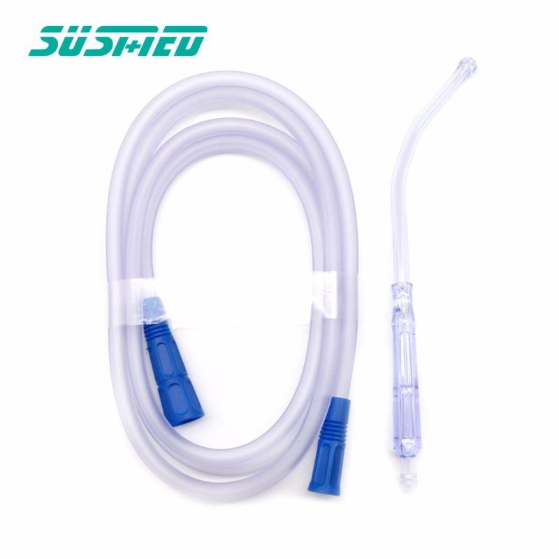 Suction Connection Tube Catheter with Yankauer Handle