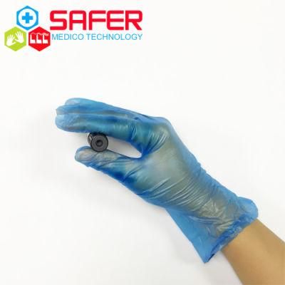 Blue Disposable Vinyl Gloves