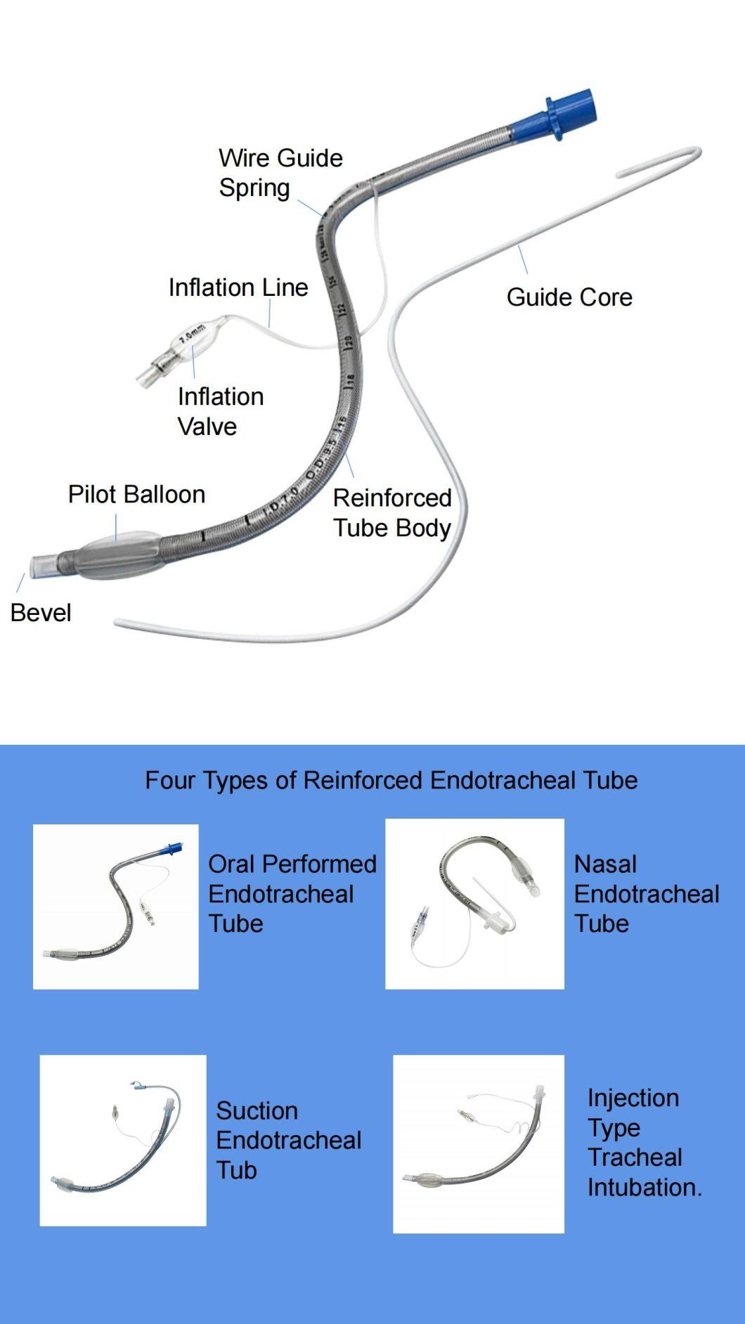 Medical Endotracheal Tube Disposable Reinforced Visual Endotracheal Tube