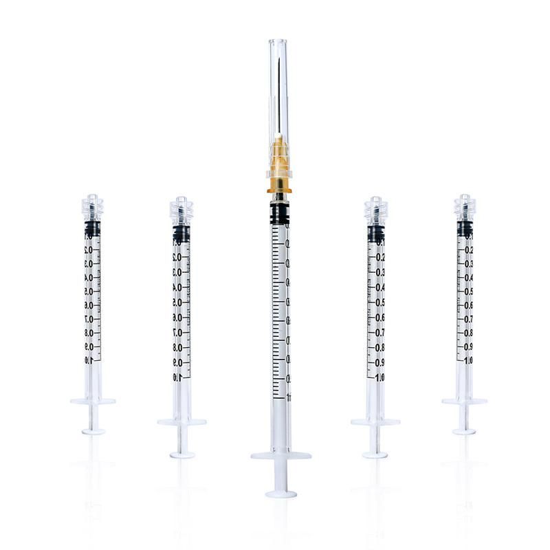 1ml Cc Sterile Disposable Syringe for Vaccine Injection with 23G/25g Needle in Promotion